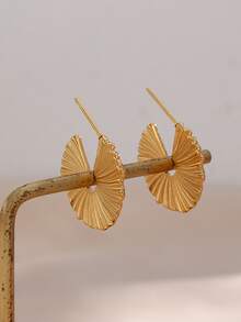 Round Cuff Hoop Earrings