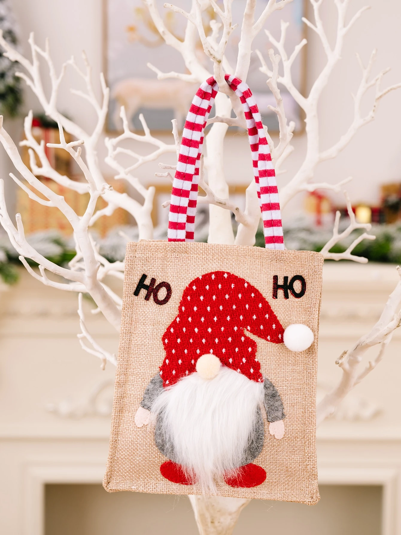 1Pc Christmas Gnome Pattern Gift Bag | Shein Il