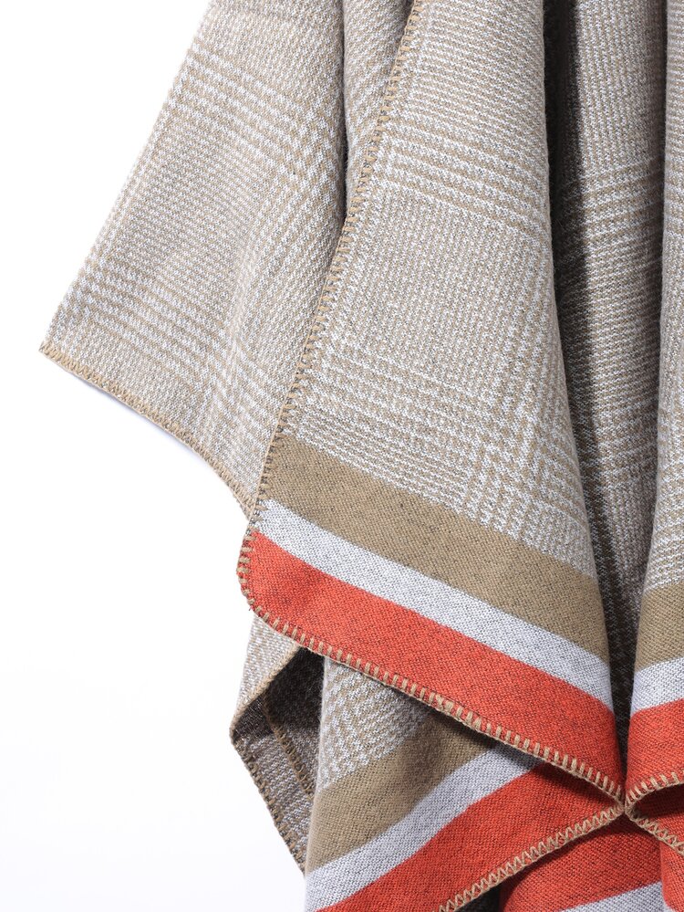 Chal de cuadros - Multicolor - Añade 3