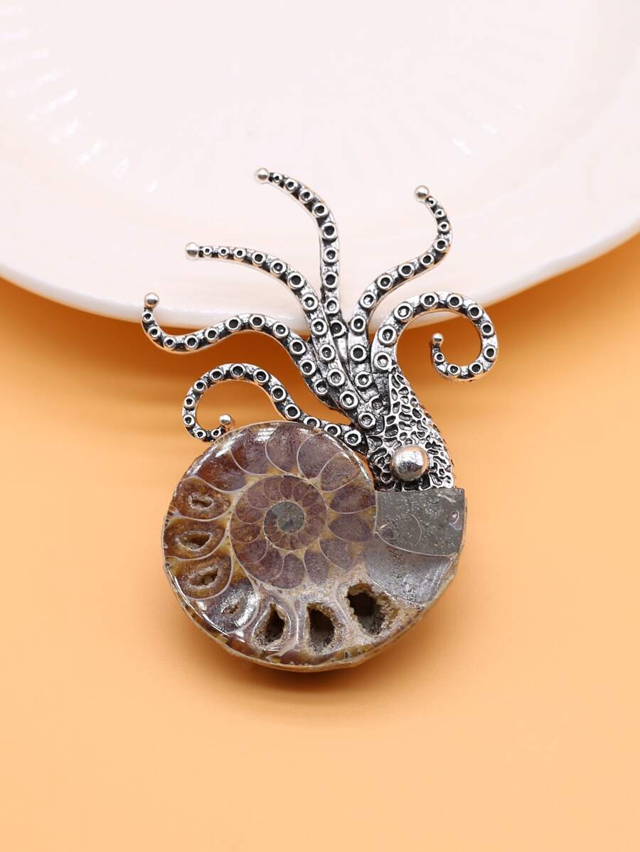 Ngọc xà cừ San hô & Phụ kiện trang sức DIY hình bạch tuộc - Nhiều màu - Xem 1