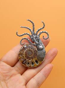 Ngọc xà cừ San hô & Phụ kiện trang sức DIY hình bạch tuộc - Nhiều màu - Xem 6