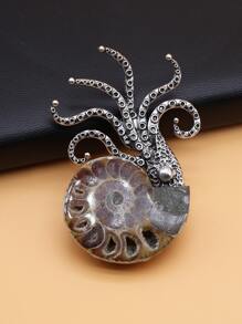 Ngọc xà cừ San hô & Phụ kiện trang sức DIY hình bạch tuộc - Nhiều màu - Xem 7