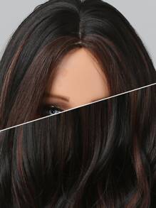 Peluca sintética largo rizado - Multicolor - Ver 8