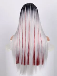 Extensión con clip medio recto sintético - Rojo - Ver 8