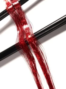 Extensión con clip medio recto sintético - Rojo - Ver 4