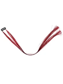 Extensión con clip medio recto sintético - Rojo - Ver 6