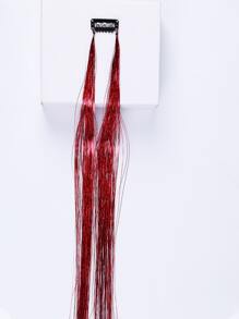 Extensión con clip medio recto sintético - Rojo - Ver 7