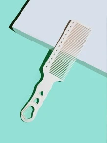 1pc Hollow Out Hair Comb - White - View 1
