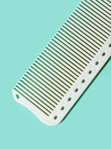 1pc Hollow Out Hair Comb - White - View 2
