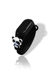 Panda Decor Electronic Watch - Black - View 1