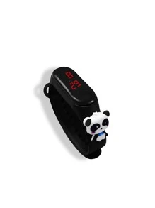 Panda Decor Electronic Watch - Black - View 2