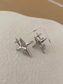 Andkiss 水鑽裝飾耳釘