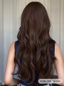 Long Body Wave Synthetic Wig With Bangs