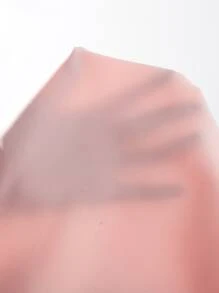 Breezaya 胸部褶皺燈籠袖前打結短款襯衫 - 西瓜粉 - 查看 6