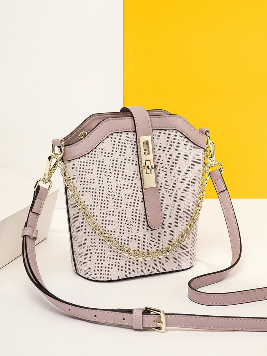 CORALDAISY Túi Crossbody Nữ Khóa Tất cả trên in Có thể điều chỉnh được Đúng mốt - Nhiều màu - Xem 1