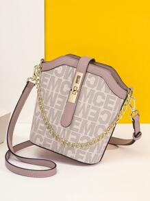 CORALDAISY Túi Crossbody Nữ Khóa Tất cả trên in Có thể điều chỉnh được Đúng mốt - Nhiều màu - Xem 5