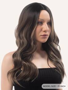 Tóc giả tổng hợp sóng cơ trung bình - Nhiều màu - Xem 2