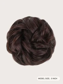 卷合成纖維頭髮髻 - 彩色 - 查看 2