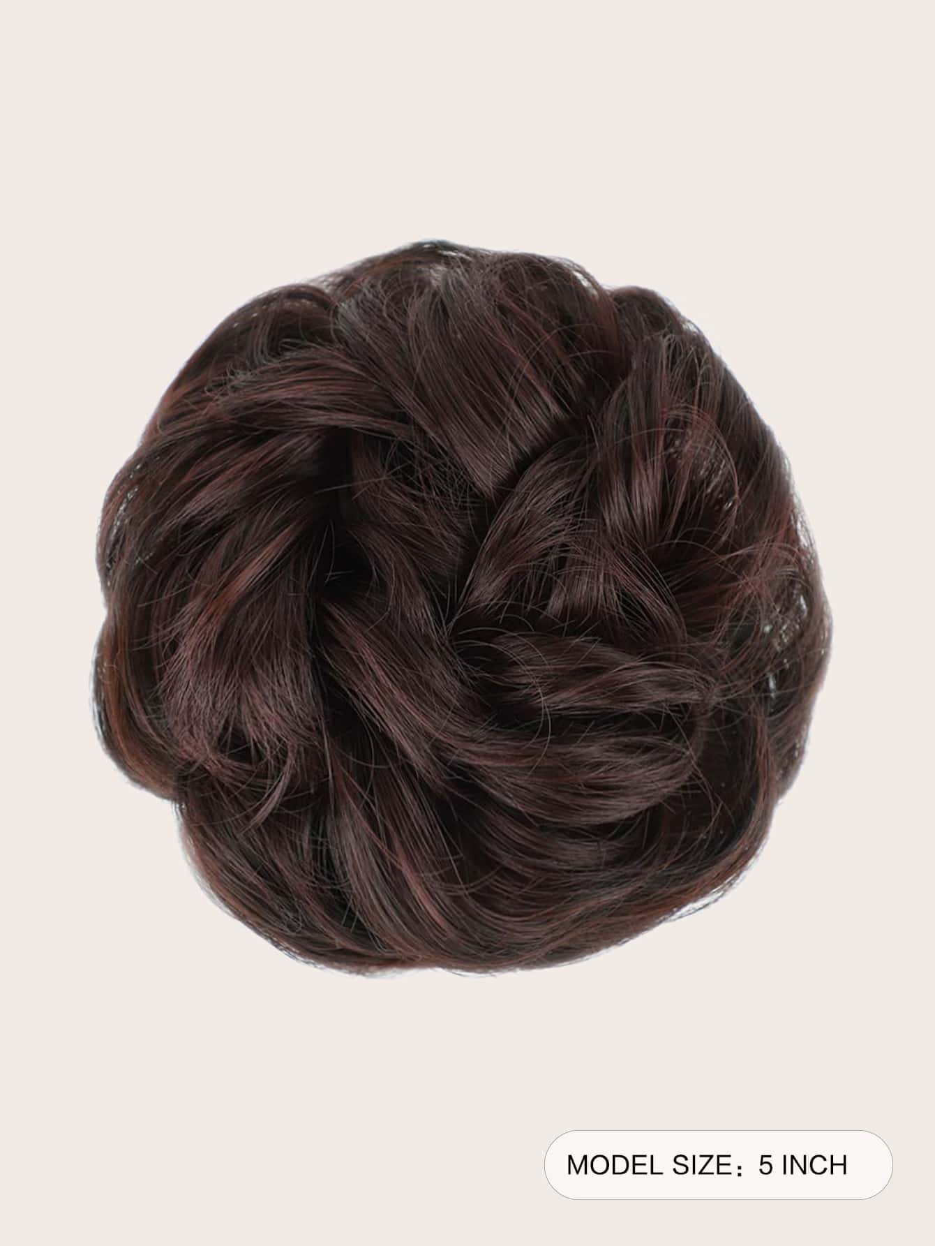Curly Synthetic Hair Updo - Multicolor - View 2