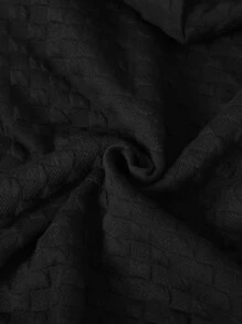 Áo nỉ có túi kangaroo, thêu chữ, dành cho bé trai tuổi teen (không kèm áo sơ mi). - màu đen - Xem 3