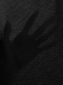 SHEIN Teen Girls Notch Neck Drawstring Waist Lettuce Trim Waffle Knit Romper