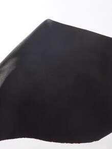 EMERY ROSE 高腰素色緊身打底褲 - 黑色 - 查看 6