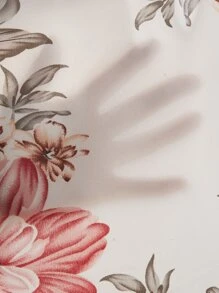 SHEIN Clasi Top Cami Floral Con Escote Cruzado - Multicolor - Ver 6