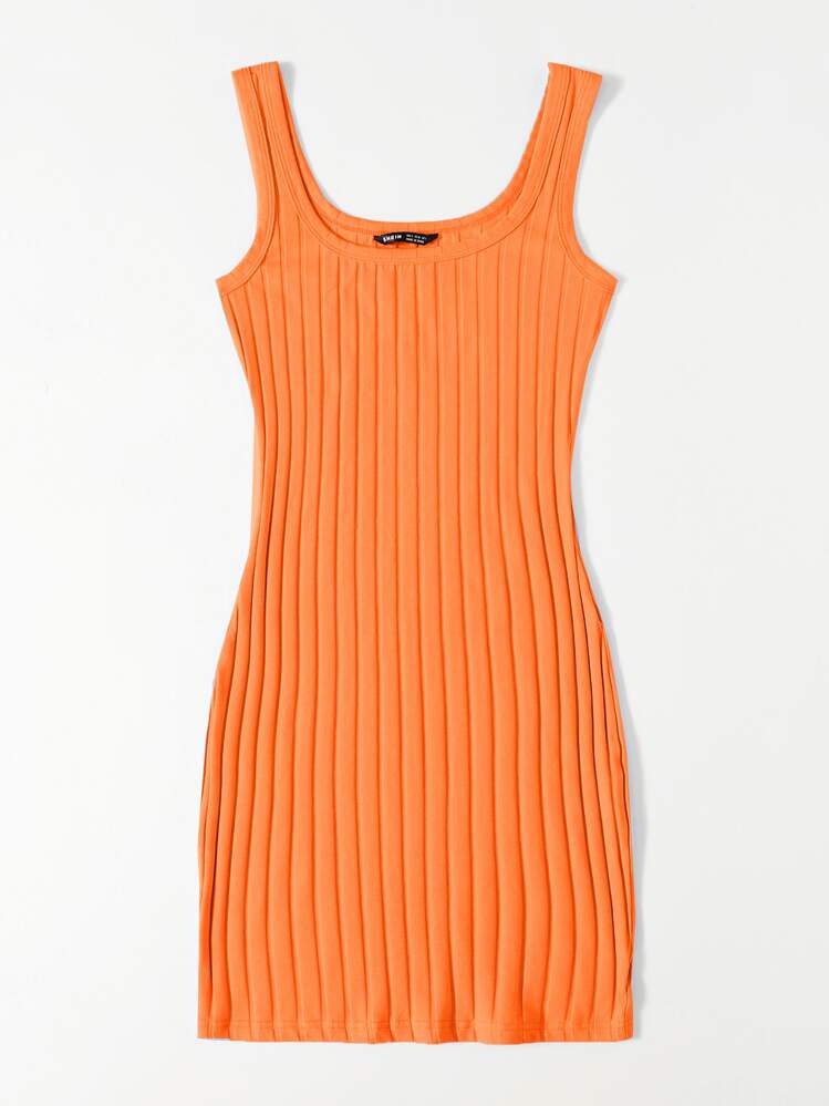 SHEIN Essnce Rib-knit Bodycon Dress | SHEIN USA