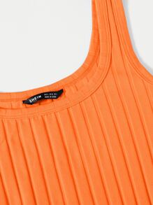 SHEIN Essnce Rippenstrick figurbetontes Kleid