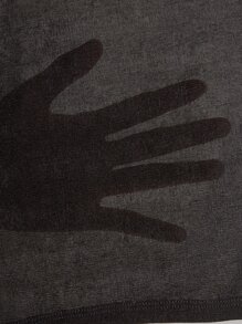 BizChic Top de malla fruncido ribete fruncido