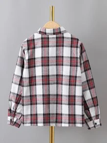 Boys 1pc Tartan Button Up Shirt - Multicolor - View 2