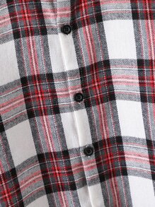 Boys 1pc Tartan Button Up Shirt - Multicolor - View 4