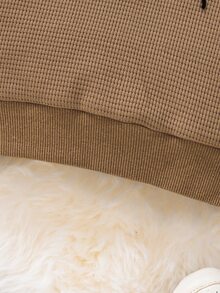 SHEIN Young Boy Bear Pattern Sweatshirt - Brown - View 3