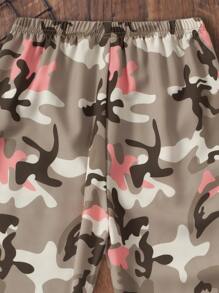 Girls Camo Print Trousers - Multicolor - View 4
