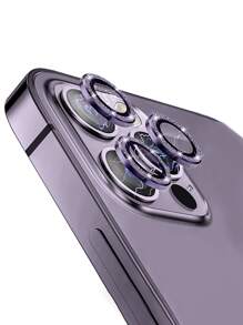 3入組閃光相機鏡頭保護膜相容於 iPhone 15/15Pro/15Plus/15Promax - 紫色 - 查看 2