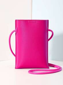 Bolsa cuadrada mini neón rosado - Rosa Fucsia - Ver 1
