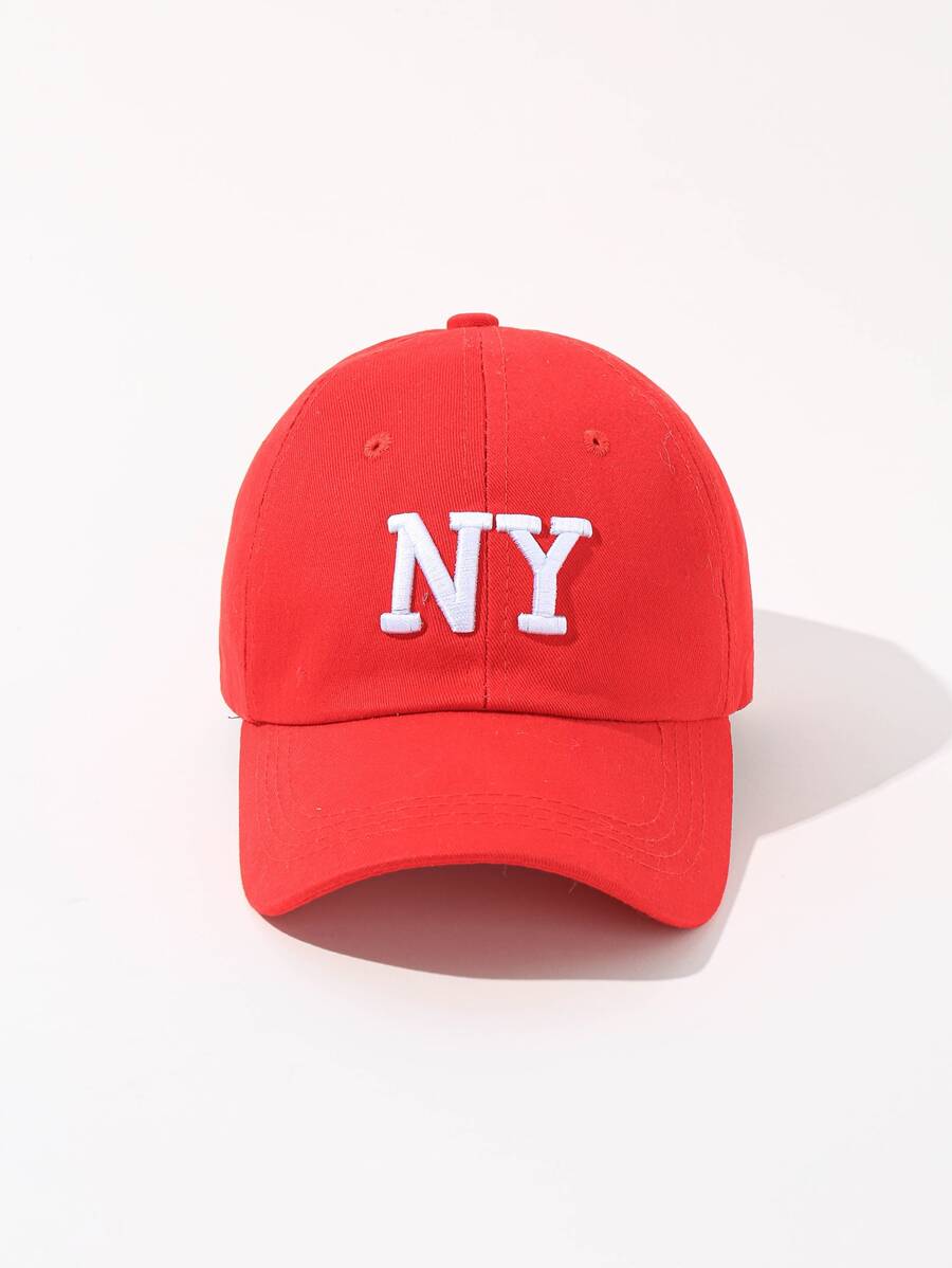 Mũ bóng chày thêu chữ nam - Đỏ - Xem 1