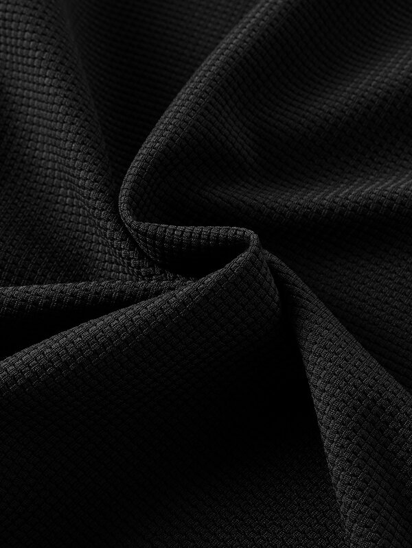 Men Letter Patched Contrast Collar Polo Shirt SHEIN USA