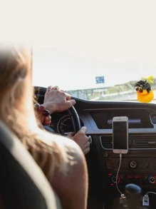 Adorno de coche con pato - Negro - Ver 4