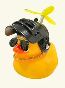 Adorno de coche con pato - Negro - Ver 5