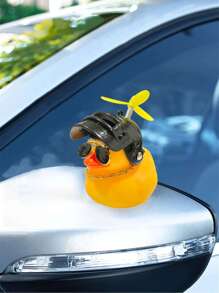 Adorno de coche con pato - Negro - Ver 6