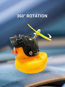 Adorno de coche con pato - Negro - Ver 7