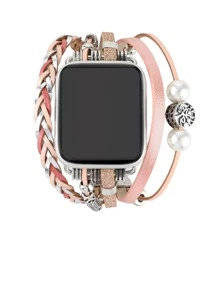 Minimalist Watchband Compatible With Apple Watch - Multicolor - View 1