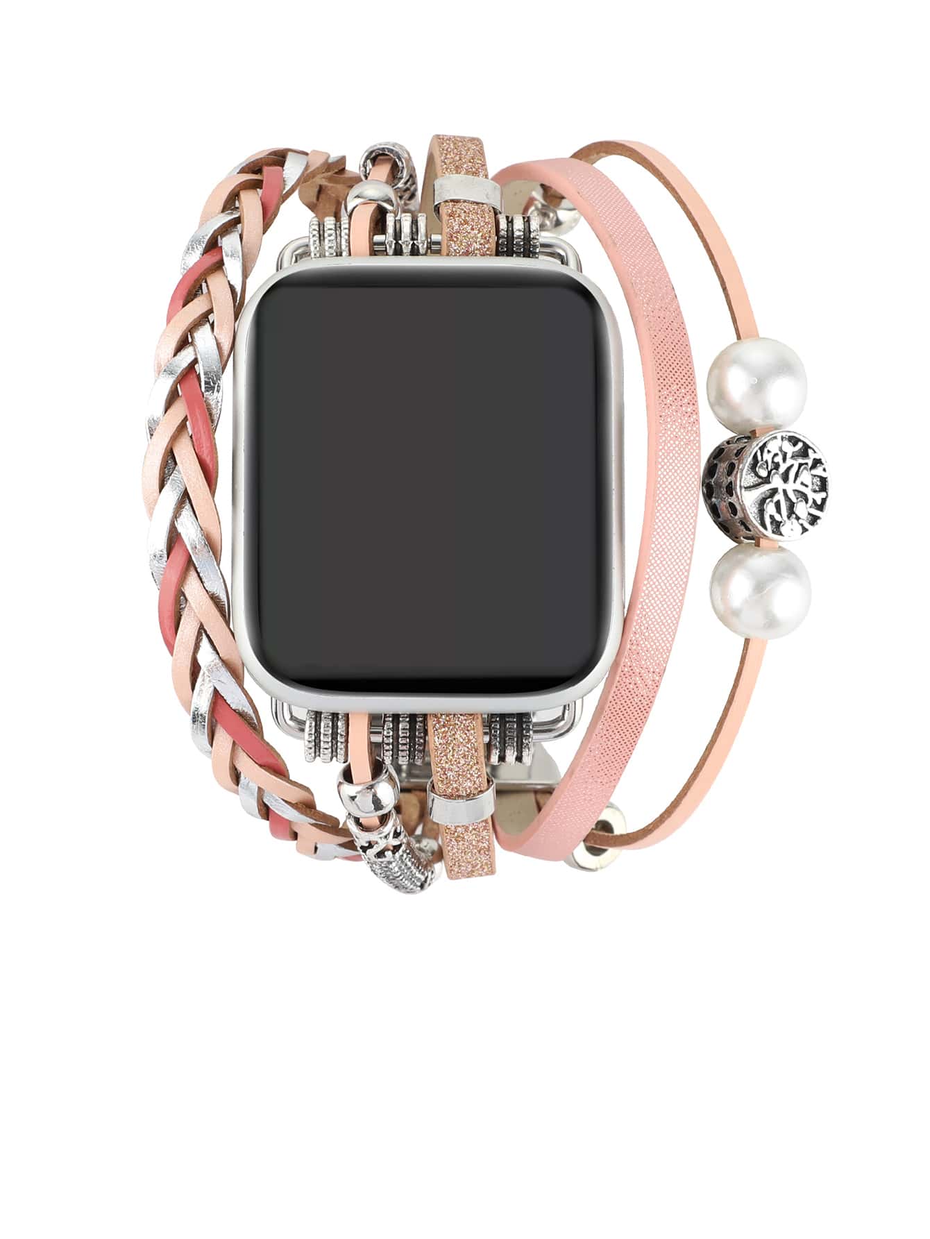 Minimalist Watchband Compatible With Apple Watch - Multicolor - View 1