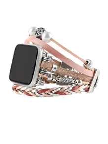 Minimalist Watchband Compatible With Apple Watch - Multicolor - View 4