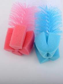 1pc Long Handle Random Color Cleaning Brush, Cup Brush For Household - Multicolor - View 6