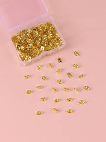100pcs/box Metal DIY Butterfly Earring Back Stopper