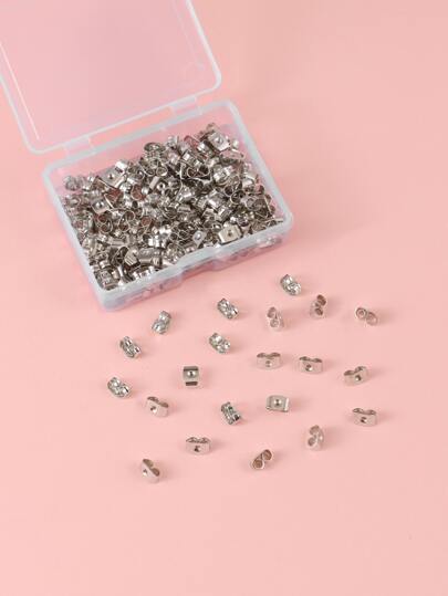 200pcs Ear Studs/Stopper For DIY Earring, Earring Pendant, Jewelry Making, Ear Accessories