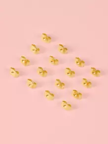 100pcs/box Metal DIY Butterfly Earring Back Stopper