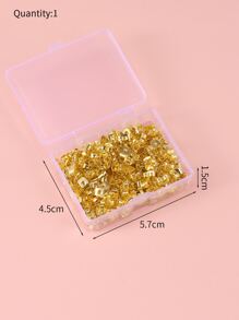 100pcs/box Metal DIY Butterfly Earring Back Stopper